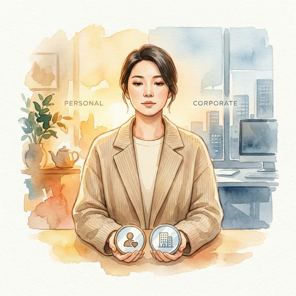 enterprise vs individual coaching watercolor v2a右腦教練